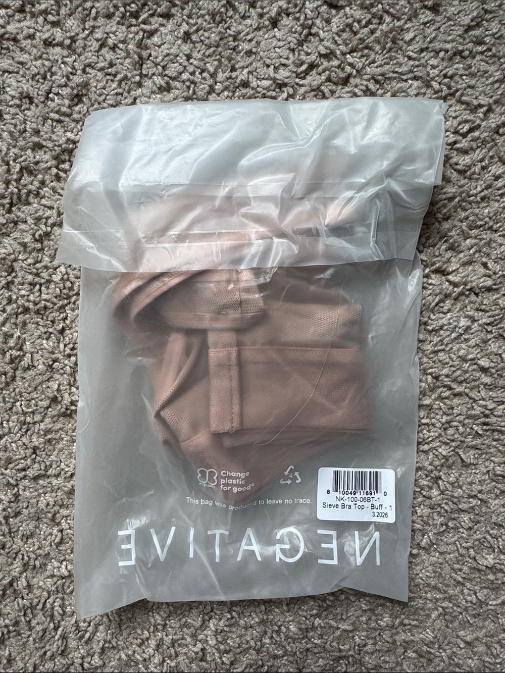 NWT Negative Underwear Sieve Bra Top